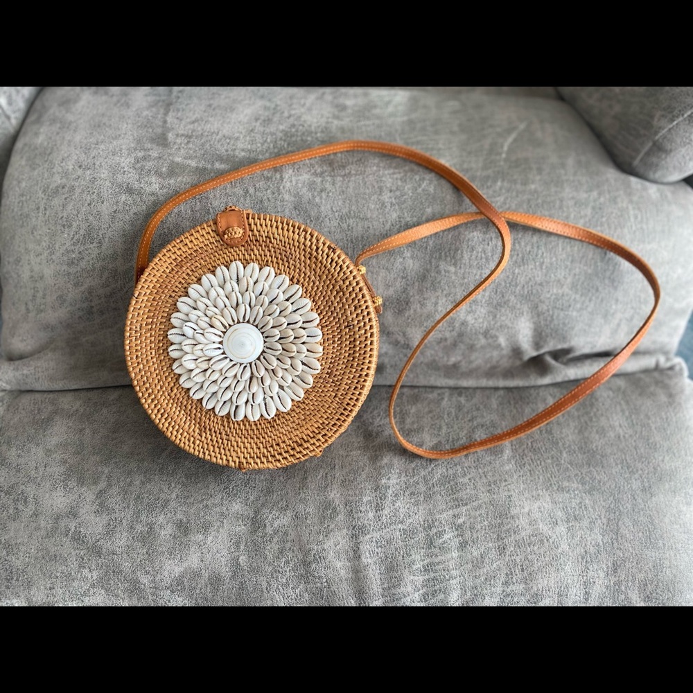 Free people rattan crossbody